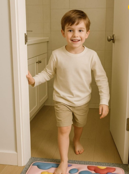 3D Floral Anti-Slip Floor Mat – “Sweet” Design