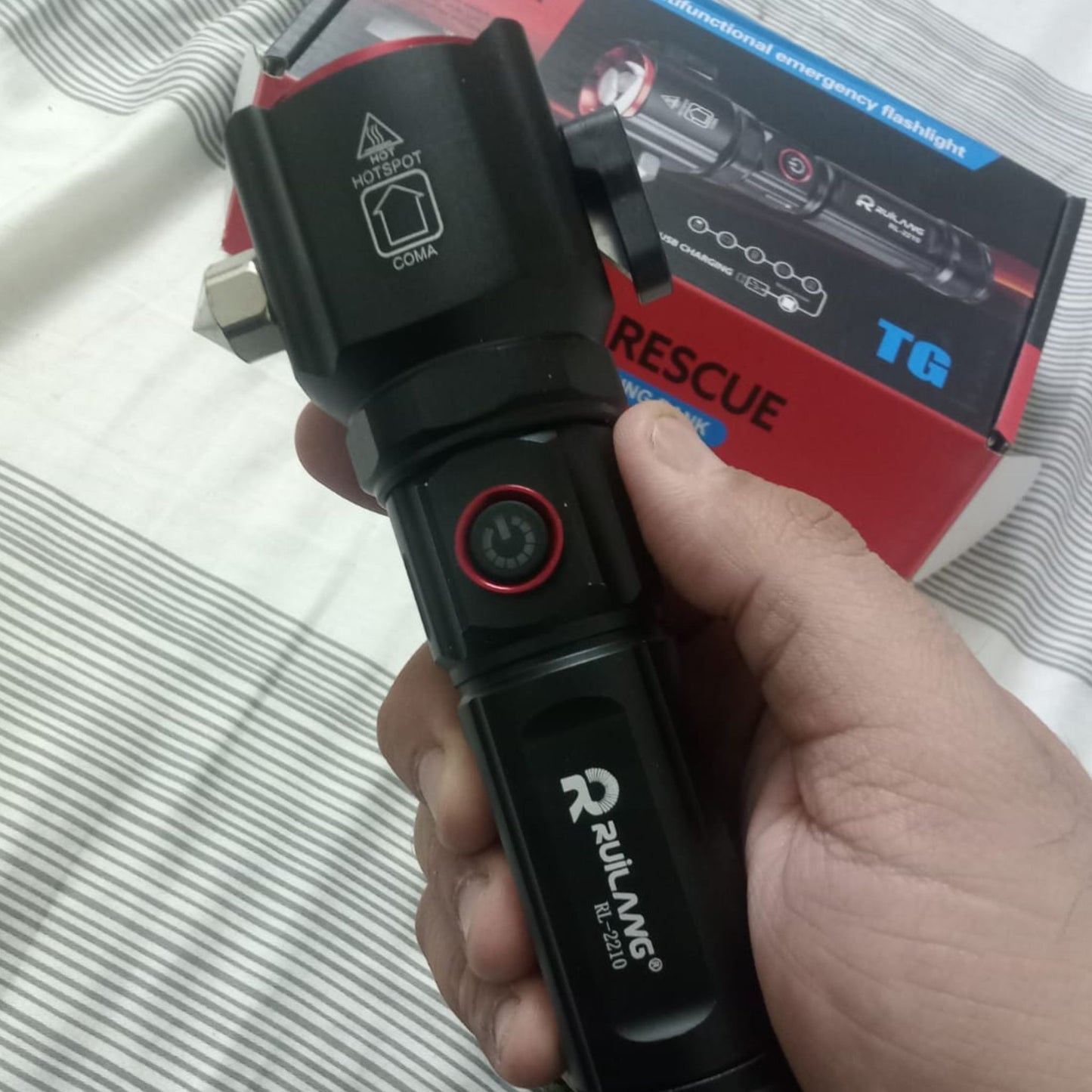 5-in-1 Rechargeable Emergency Torch
