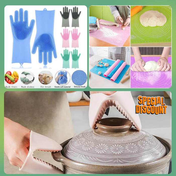 3-in-1 Silicone Kitchen Essentials Bundle
